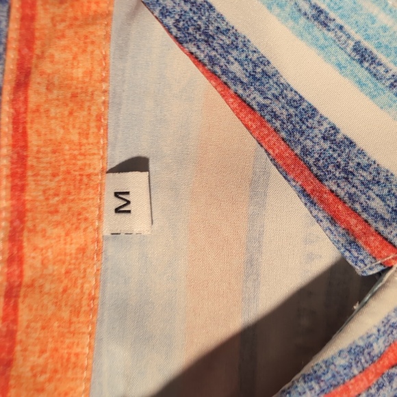 2/$10 APRAW button down striped shirt - Picture 2 of 3